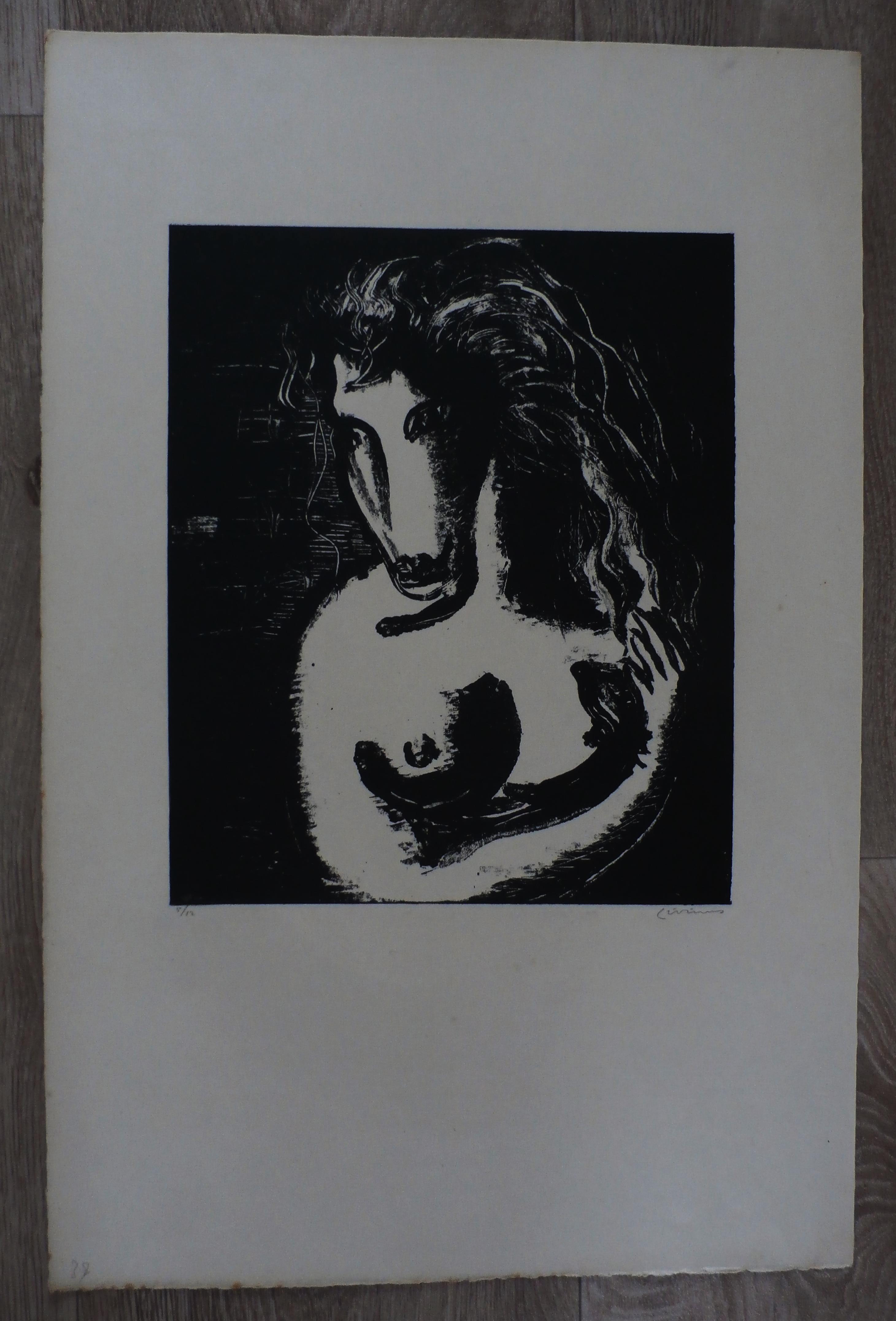 Livinus van de Bundt - litho: mythologische voorstelling: paardenhoofd kopen? Bied vanaf 35!