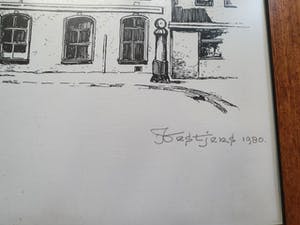 Joop Vestjens - Litho/Pentekening Rotterdam-Charlois kopen? Bied vanaf 44!