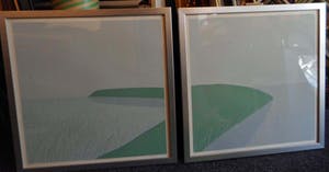 Doris Groeneveld - "tweeluik" WESTFRIESE OMRINGDIJK MET RIET EN WATER kopen? Bied vanaf 250!