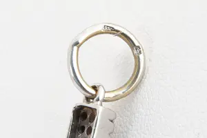 98 - Grote 18 Krt wit-gouden kruishanger - gekeurd kopen? Bied vanaf 190!