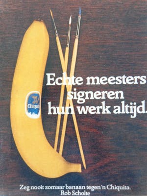 Rob Scholte - ECHTE MEESTERS SIGNEREN / KLEURZEEFDRUK DOEK / 32x25cm / SIG / 1989 kopen? Bied vanaf 165!