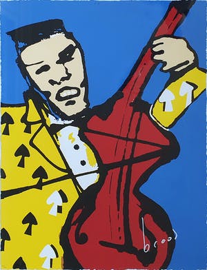 Herman Brood - De Cello - Nieuw ingelijst (Groot) kopen? Bied vanaf 565!