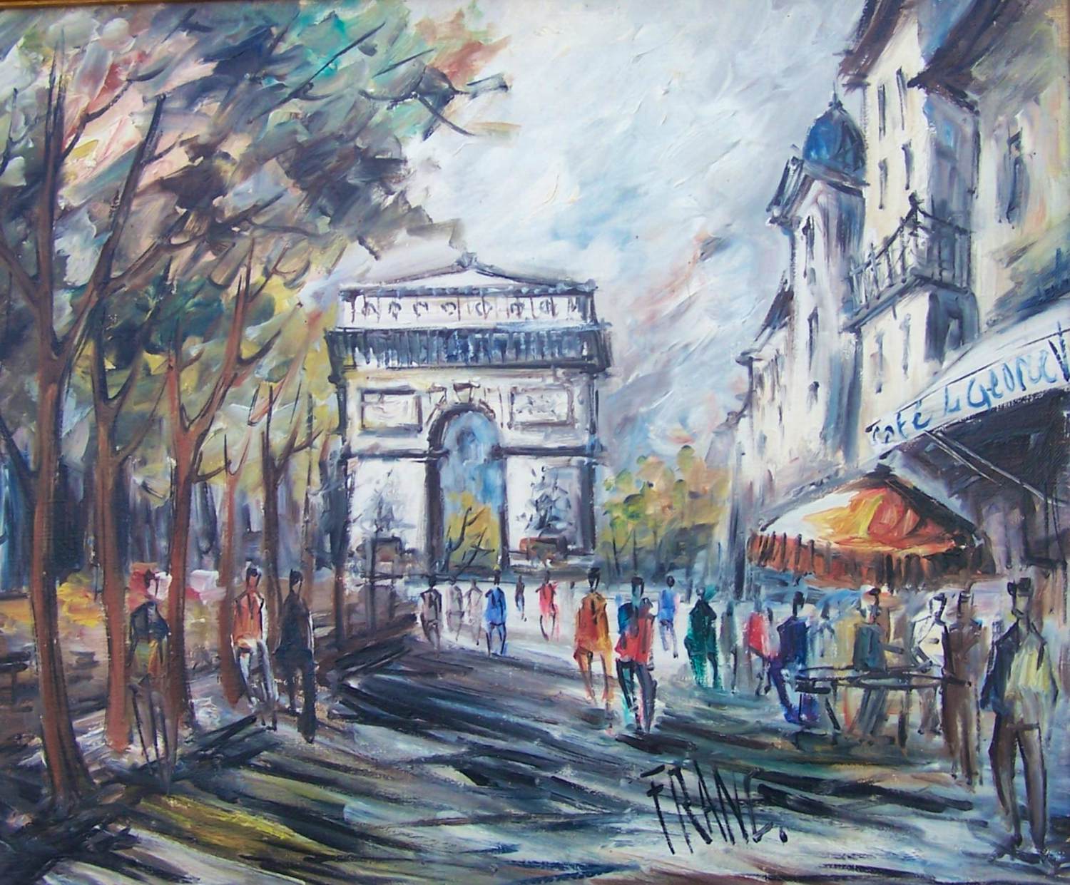 Francois Franc - Arc de Triomphe Parijs kopen? Bied vanaf 60!