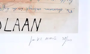 Jan Van Imschoot - Avenue Marcel Marchandlaan - Offset - Gesigneerd - 75x58 cm - 2001 kopen? Bied vanaf 225!