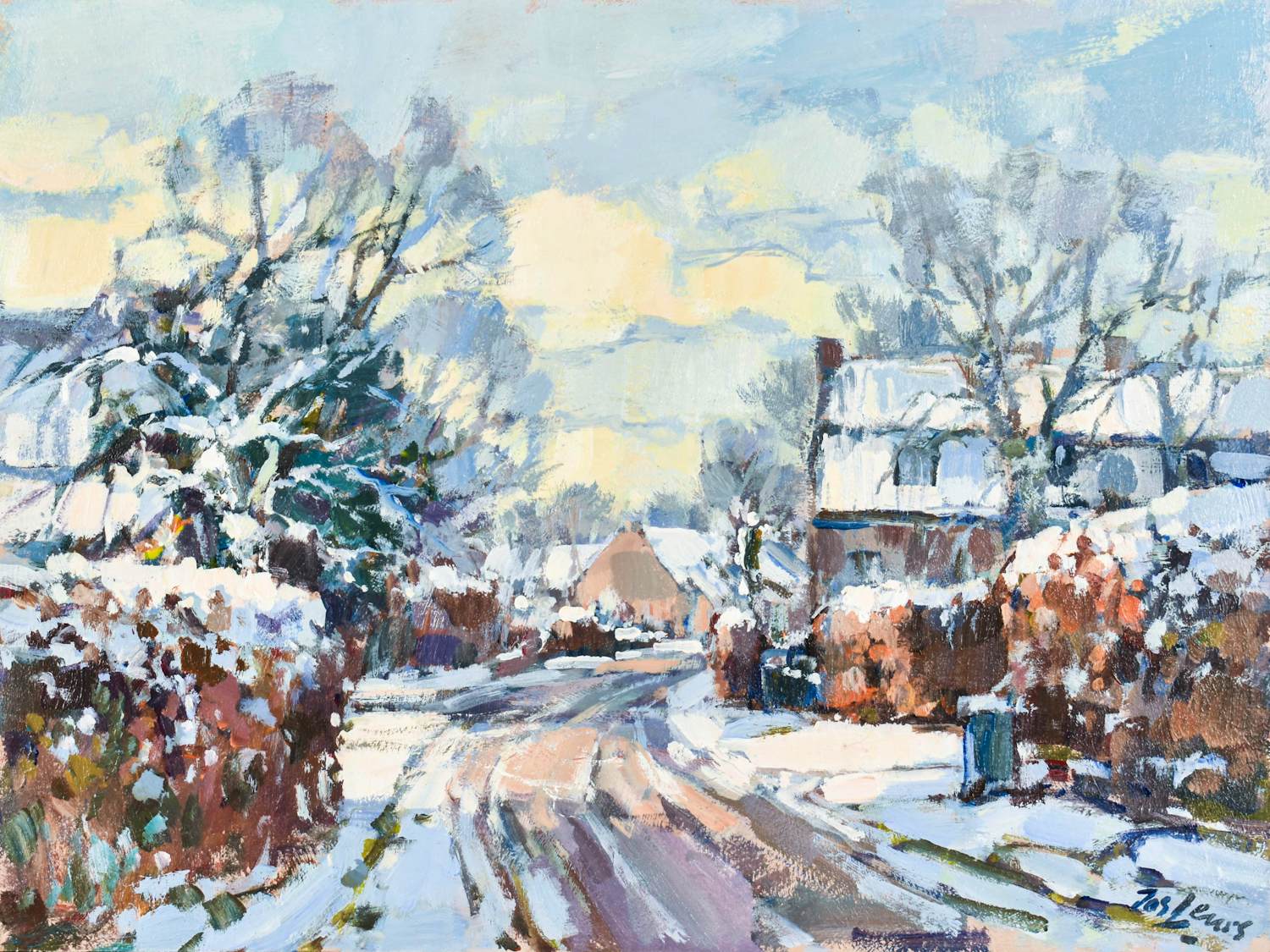 Jos Leurs - Winter in de Kempen kopen? Bied vanaf 350!