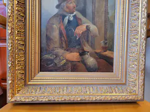 Henricus Engelbertus Reijntjens - Een pijprokende man bij een venster kopen? Bied vanaf 480!