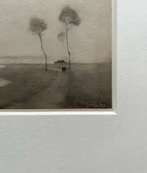 Jan Mankes - Originele Heliogravure Waterlandschap 1923 kopen? Bied vanaf 175!
