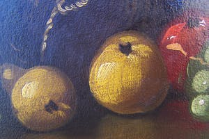 Tilly Moes - Stilleven met klaprozen en fruit. kopen? Bied vanaf 70!