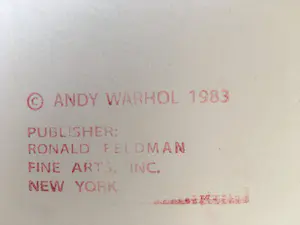 Andy Warhol - Bighorn Ram uit de serie Endangered Species - Ingelijst (Groot) kopen? Bied vanaf 1!