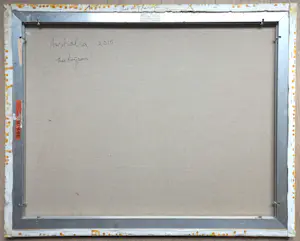 Theo Kuijpers - Australia, olieverf en collage op doek kopen? Bied vanaf 1000!