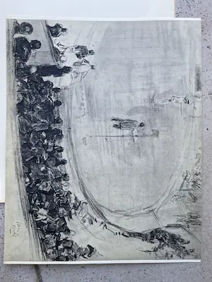 Isaac Israels - Bijzondere uitgave , map met 8 tekeningen in koperdiepdruk kopen? Bied vanaf 200!