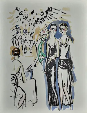 Kees van Dongen - Pochoir uit La Garconne 1925 kopen? Bied vanaf 175!