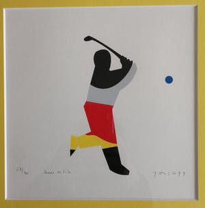 Jan Snoeck - Knee action. Golfspeler. kopen? Bied vanaf 79!