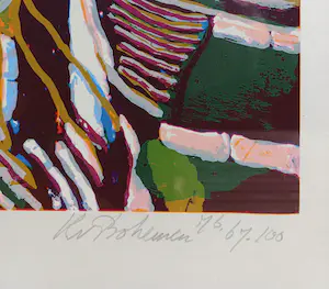 Kees van Bohemen - Stilleven, zeefdruk (mooi ingelijst) kopen? Bied vanaf 250!