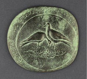 Inka Klinckhard - Bronzen penning: Leven in vrede, 1973 kopen? Bied vanaf 75!