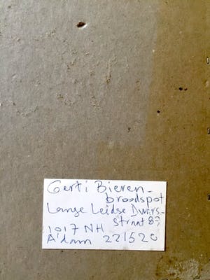 Gerti Bierenbroodspot - 'Saqqara" - Zeefdruk, Ingelijst kopen? Bied vanaf 125!