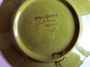 Plateelfabriek Ivora - Gouda - plateel bord kopen? Bied vanaf 40!