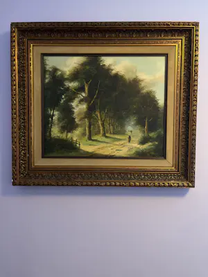 Johannes Cornelis van Rijsewijk - Landschap bebost gebied kopen? Bied vanaf 200!