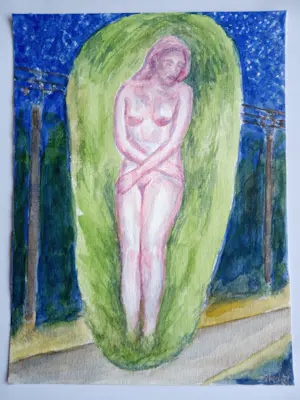 Reinout Zikel - Vrouwelijk Naakt in Landschap kopen? Bied vanaf 135!