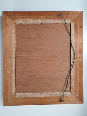 An Biesiot - Aangemeerde roeiboot in leeg landschap kopen? Bied vanaf 50!