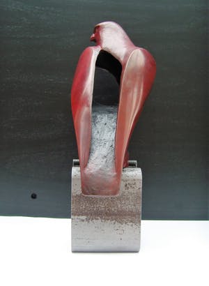 Brons (Onbekend) - Geweldig beeld van roofvogel, levensecht! TOPBEELD. kopen? Bied vanaf 250!