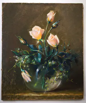 Cyriacus Bleys - Bloemen in vaas. Pastelkrijt. kopen? Bied vanaf 99!