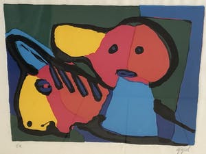 Karel Appel - titel niet bekend met lijst kopen? Bied vanaf 520!