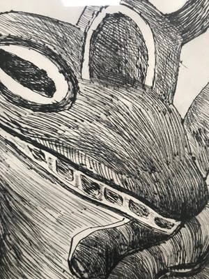 Bengt Lindstrom - la bête / zwart-witte ets kopen? Bied vanaf 245!