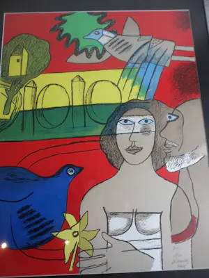 Corneille - litho: Les amoureux de l’isle Adam kopen? Bied vanaf 275!