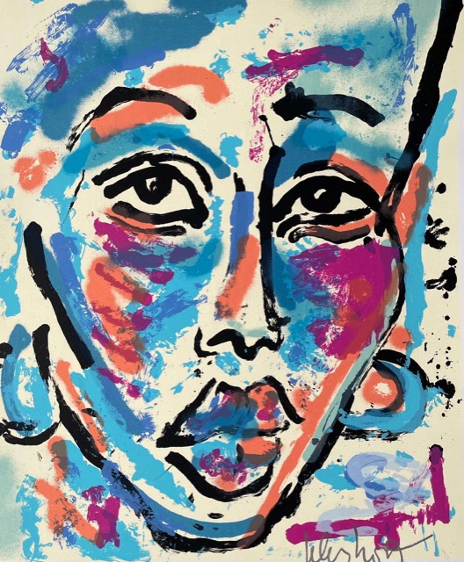 Peter Klashorst - Zeefdruk, Titel, Nema verkocht voor € 50!