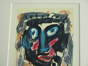 Kees Salentijn - Ingelijste litho , Hoofd kopen? Bied vanaf 40!