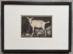Jan Mankes - Originele Heliogravure Geit 1923 kopen? Bied vanaf 125!