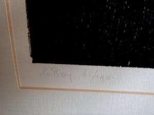 Guillaume Le Roy - Compositie in zwart-wit kopen? Bied vanaf 50!