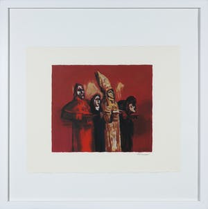 Luis Filcer - Zeefdruk, Zonder titel - Ingelijst kopen? Bied vanaf 1!