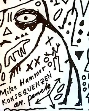 A.R. Penck - tentoonstellingsaffiche verkauft für € 27!