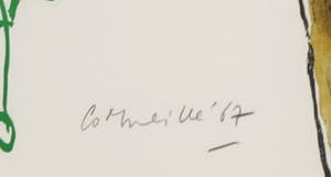 Corneille - Litho, Zonder titel, uit Femme de Nuit et d'Aube - Ingelijst kopen? Bied vanaf 150!