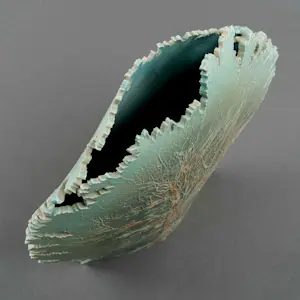 Siemen Dijkstra - Keramieken vaas: deels opengewerkte vaas gevormd als bomen (uniek stuk!) kopen? Bied vanaf 1250!