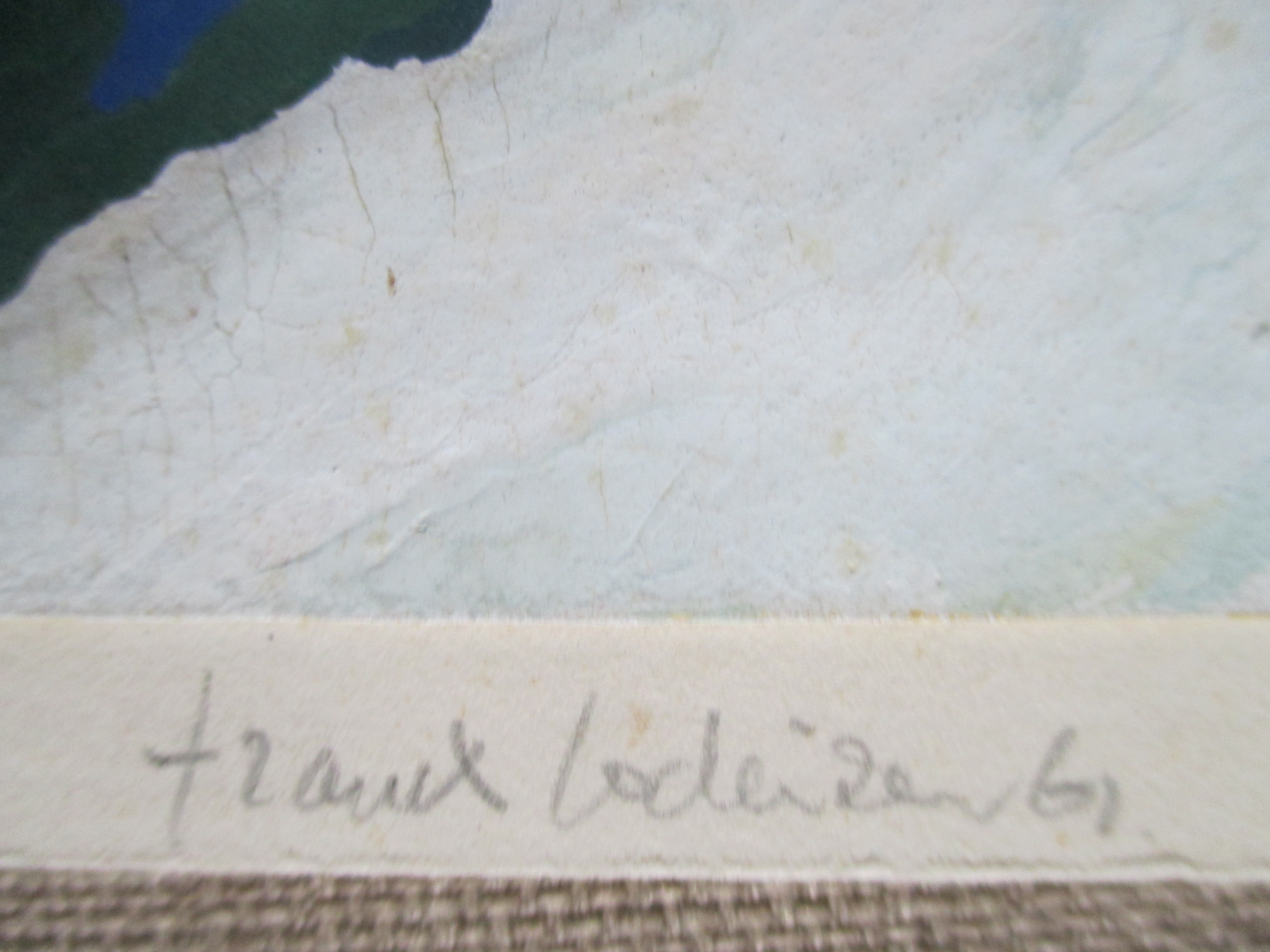 Frank Lodeizen - Aquarel/gouache 1961 kopen? Bied vanaf 50!