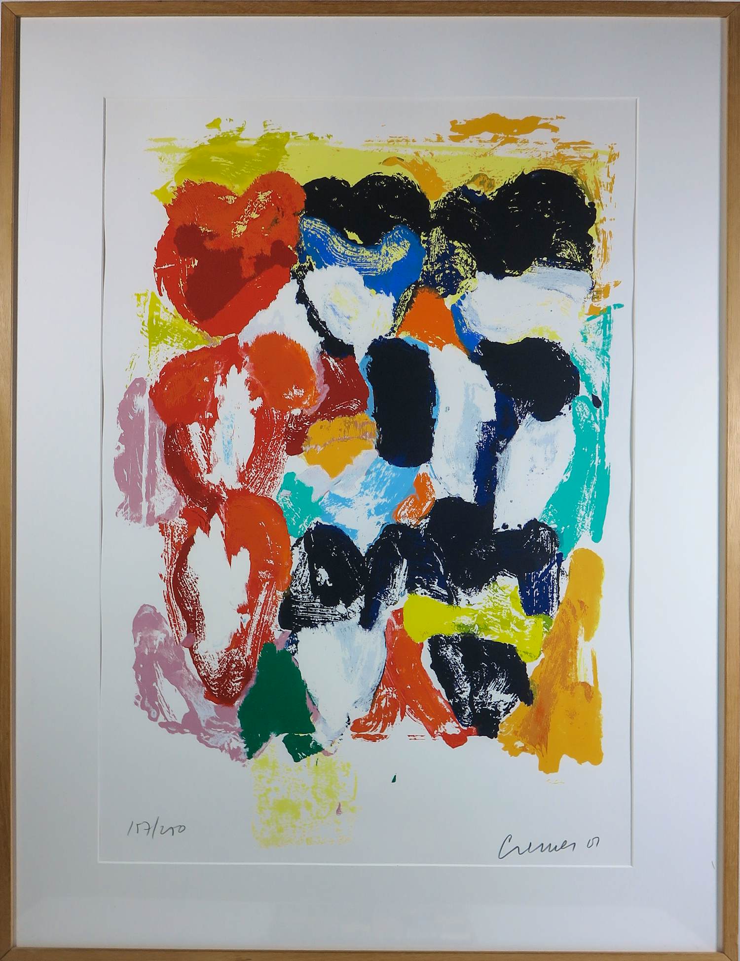 Jan Cremer - Zeefdruk, Palette des Tulipes - Ingelijst kopen? Bied vanaf 300!