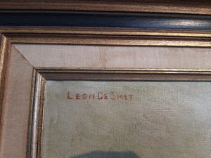 Leon De Smet - schilderij op linnen, handgesigneerd kopen? Bied vanaf 4000!