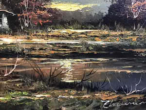 Charles Theunissen - Zon op het water. kopen? Bied vanaf 15!