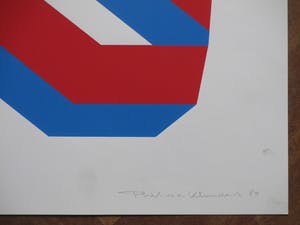 Phil van de Klundert - Geometrisch object - Zeefdruk kopen? Bied vanaf 1!