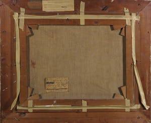 Jan Hooimeijer - Olieverf op doek, Vergezicht vanaf Duinrel - Ingelijst kopen? Bied vanaf 150!