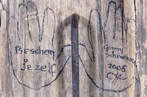 Gonny Scheuerman - Hout, Bescherm jezelf (Zeer groot) kopen? Bied vanaf 100!