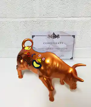 Hannes D'Haese - Bull sculpture verkocht voor € 1!