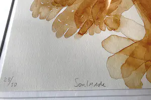 C.J.M. van Herwaarden - Soulmade - Piëzografie / Handgesigneerd met Barth Lijst & Passepartout. kopen? Bied vanaf 250!