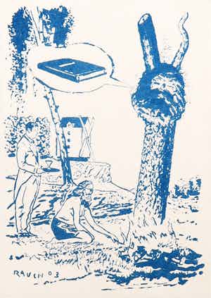 Neo Rauch - Litho, Zonder titel verkocht voor € 10!