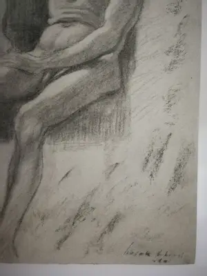 Sierk Schroder - Portret man. Naakt. kopen? Bied vanaf 75!