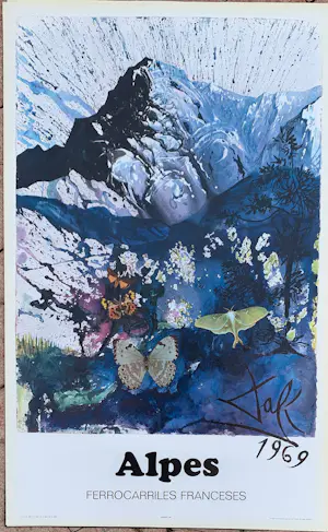 Salvador Dali - Vlindersuite i.o.v. Franse Spoorwegen (SNCF) kopen? Bied vanaf 99!