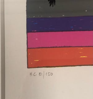 Harrie Gerritz - Abstract landschap kopen? Bied vanaf 40!